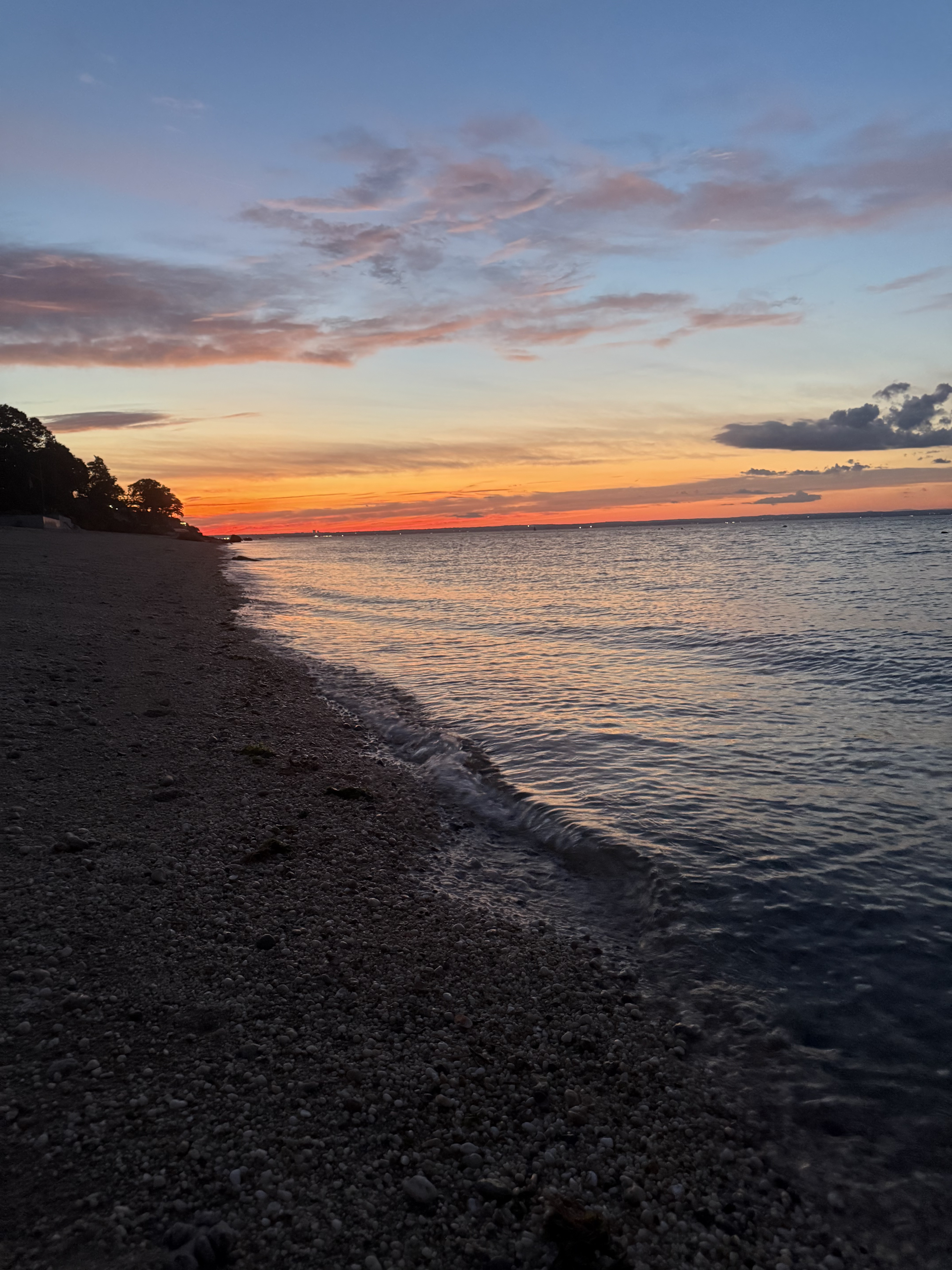 Bayville beach sunset